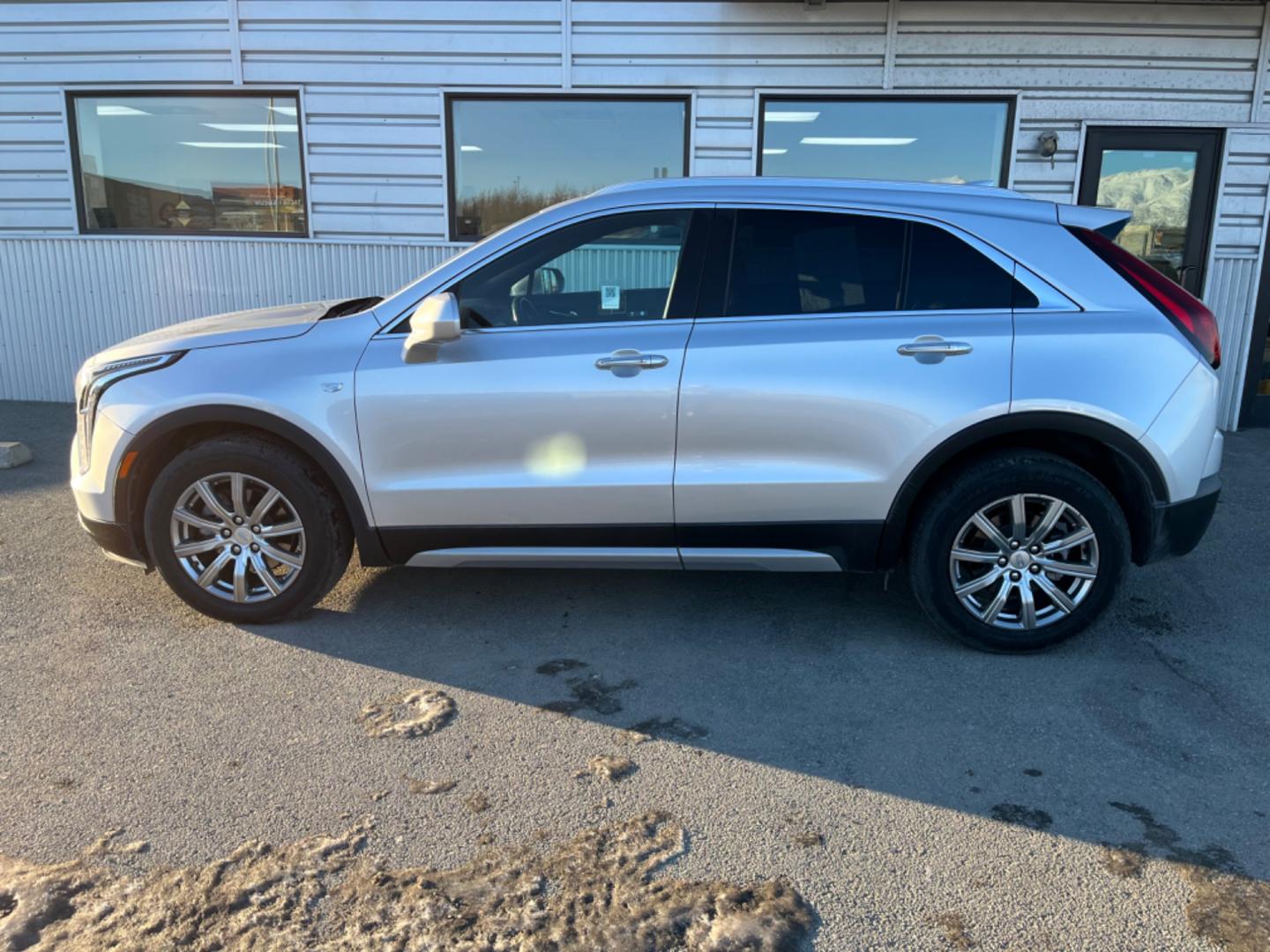 2020 Silver /Black Cadillac XT4 Premium Luxury AWD (1GYFZDR42LF) with an 2.0L L4 DOHC 16V engine, 9A transmission, located at 1960 Industrial Drive, Wasilla, 99654, (907) 274-2277, 61.573475, -149.400146 - Photo#2